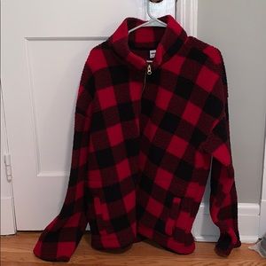 Plaid old navy Pull over